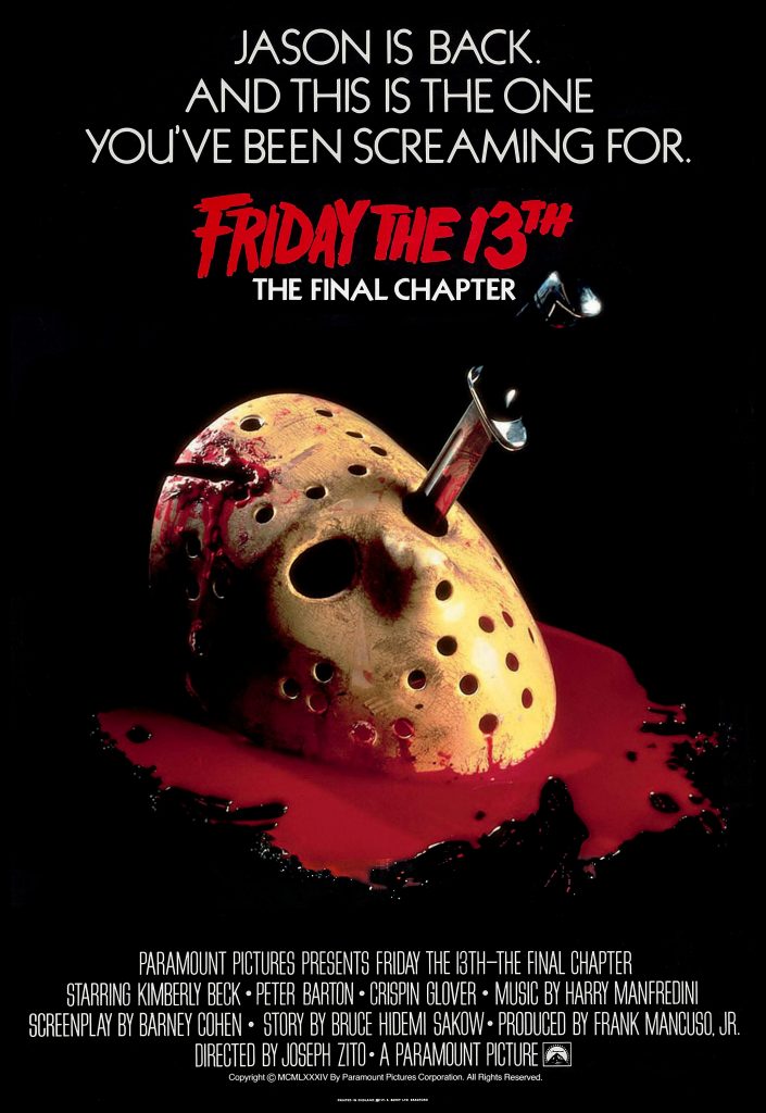 #750 Halloween 2017: Friday The 13th Part IV The Final Chapter (1984 ...